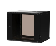 ExtraLink  Wisząca 19" 9U 600x450mm Premium jednosekcyjna (czarna) - 1323270 - zdjęcie 3